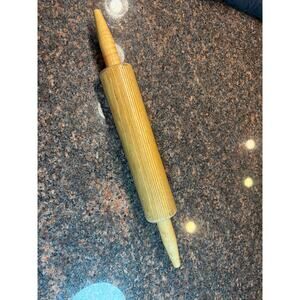 Vintage Farmhouse Wooden Rolling Pin 18" Long Overall